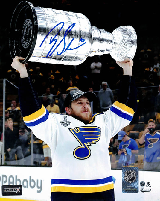 Brayden Schenn - Autographed St. Louis Blues 2019 Stanley Cup 8x10 Photo