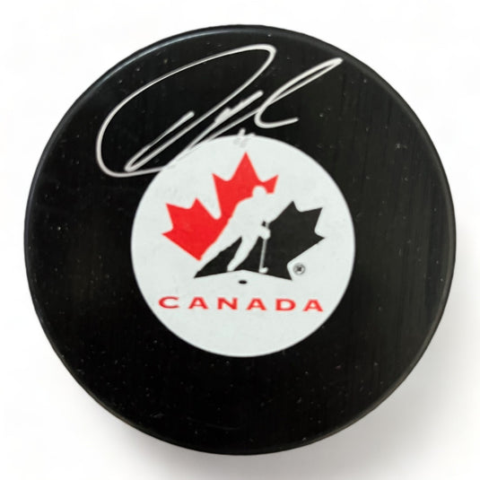 Owen Nolan Team Canada Autographed Puck