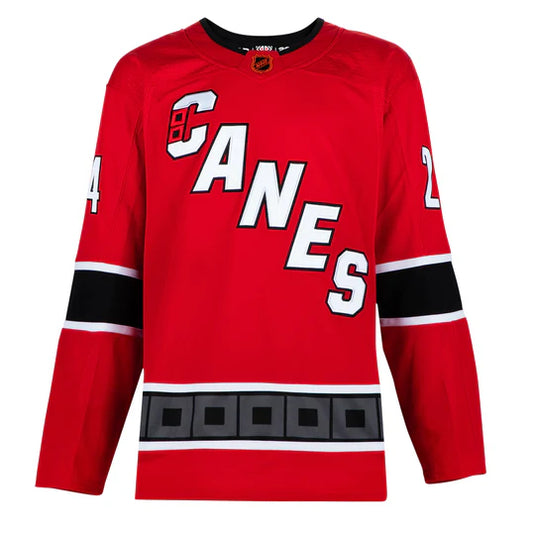 Seth Jarvis Signed Carolina Hurricanes Reverse Retro 2.0 adidas Jersey