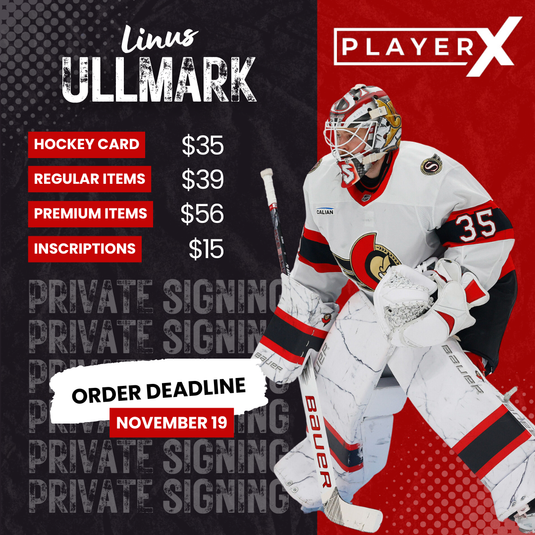 Pre-Order - Linus Ullmark - Send-In