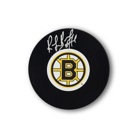 Ray Bourque Autographed Boston Bruins Hockey Puck