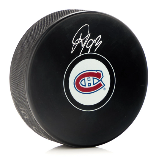 Ivan Demidov Autographed Montreal Canadiens Hockey Puck