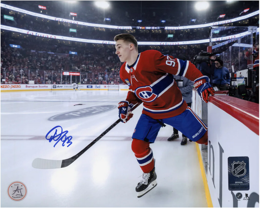 Ivan Demidov Autographed Montreal Canadiens 1st NHL Game 8x10 Photo