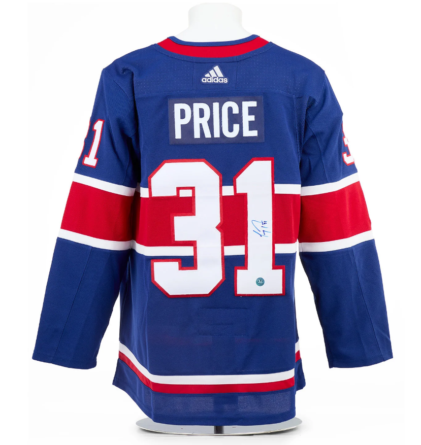 Throwback Carey Price Jersey Number Carey Price Autographed