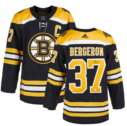 Patrice Bergeron Autographed Boston Bruins adidas Jersey