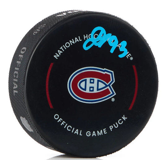 Ivan Demidov Signed Montreal Canadiens Official Game Puck