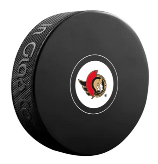 Pre-Order - Linus Ullmark Autographed Ottawa Senators Hockey Puck