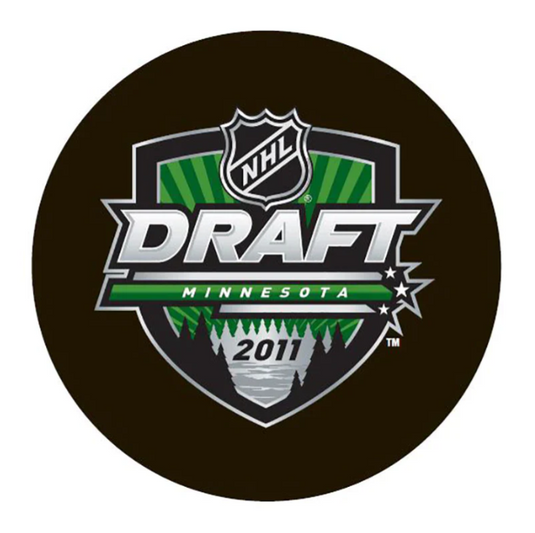 Pre-Order - Linus Ullmark Autographed 2011 NHL Draft Hockey Puck