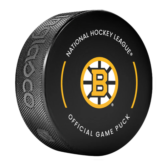 Pre-Order - Morgan Geekie Autographed Boston Bruins Official Hockey Puck