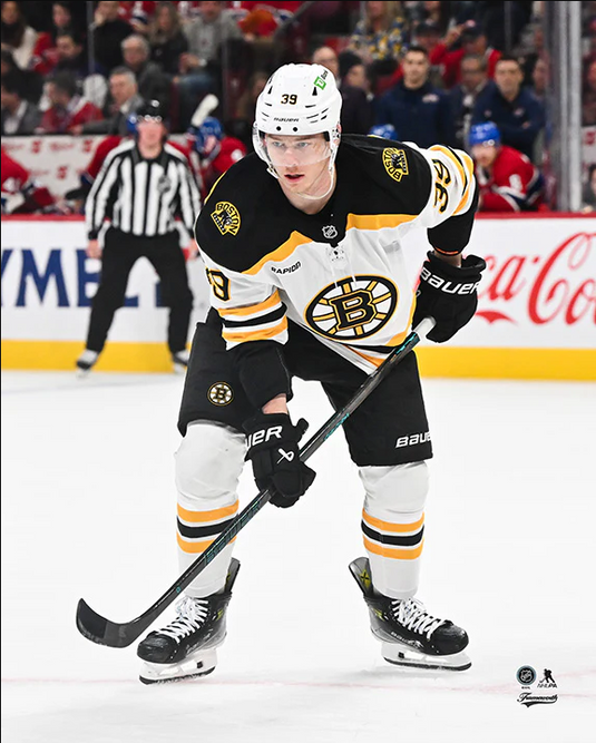 Pre-Order - Morgan Geekie Autographed Boston Bruins Away 8x10 Photo