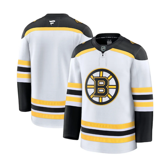 Pre-Order - Morgan Geekie Autographed Boston Bruins Away Fanatics Premium Jersey