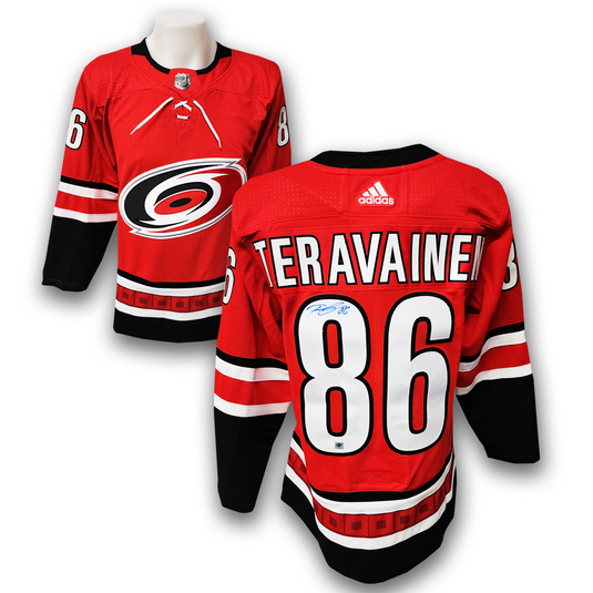Teuvo Teravainen Carolina Hurricanes Autographed Adidas Authentic Hockey Jersey