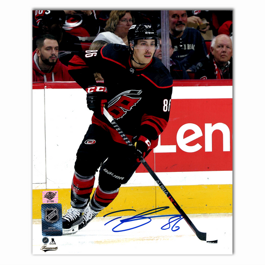 Teuvo Teravainen Autographed Carolina Hurricanes Home 8x10 Photo