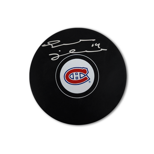 Trevor Linden Montreal Canadiens Autographed Hockey Puck