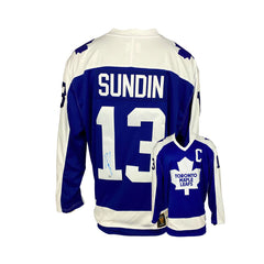 Mats Sundin Signed Leafs Fanatics Vintage Jersey