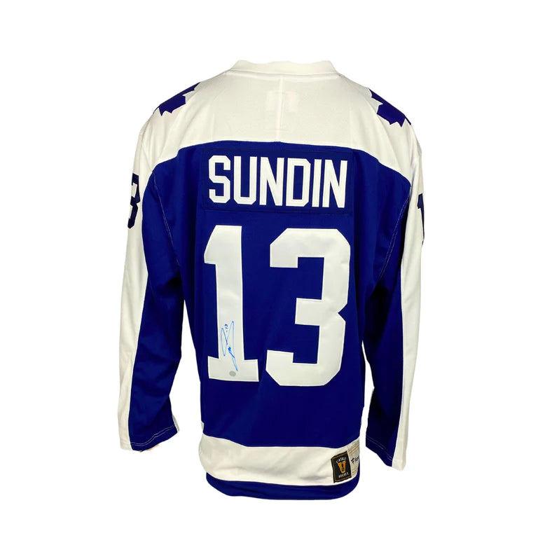 Load image into Gallery viewer, Mats Sundin Signed Leafs Fanatics Vintage Jersey
