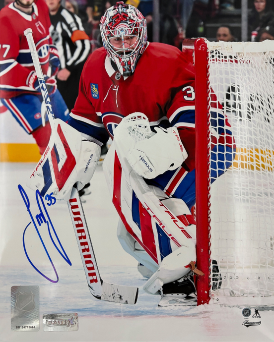 Samuel Montembeault Autographed Montreal Canadiens Home 8x10 Photo