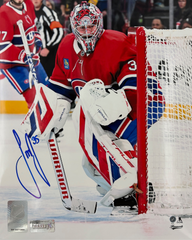 Samuel Montembeault Autographed Montreal Canadiens Home 8x10 Photo
