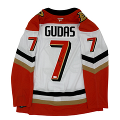 Radko Gudas Autographed Anaheim Ducks Away Fanatics Premium Jersey