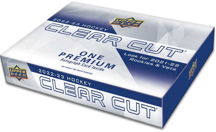 2022-23 Upper Deck Clear Cut Hockey Hobby Box