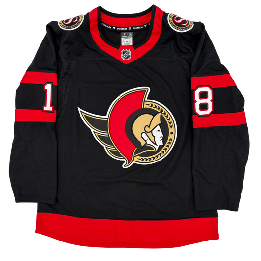 Tim Stutzle Autographed Ottawa Senators Home Fanatics Premium Jersey