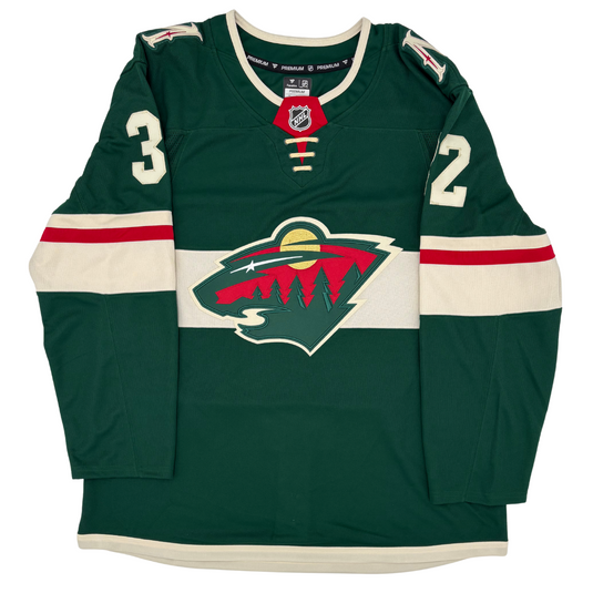 Filip Gustavsson Autographed Minnesota Wild Home Fanatics Premium Jersey