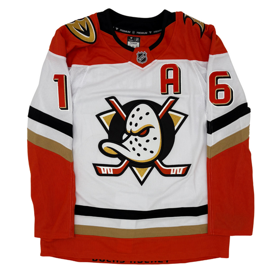 Ryan Strome Autographed Anaheim Ducks Away Fanatics Premium Jersey