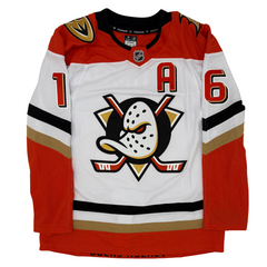 Ryan Strome Autographed Anaheim Ducks Away Fanatics Premium Jersey