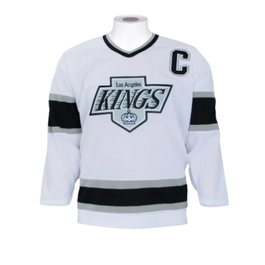 Wayne Gretzky Autographed Los Angeles Kings White Vintage CCM Jersey