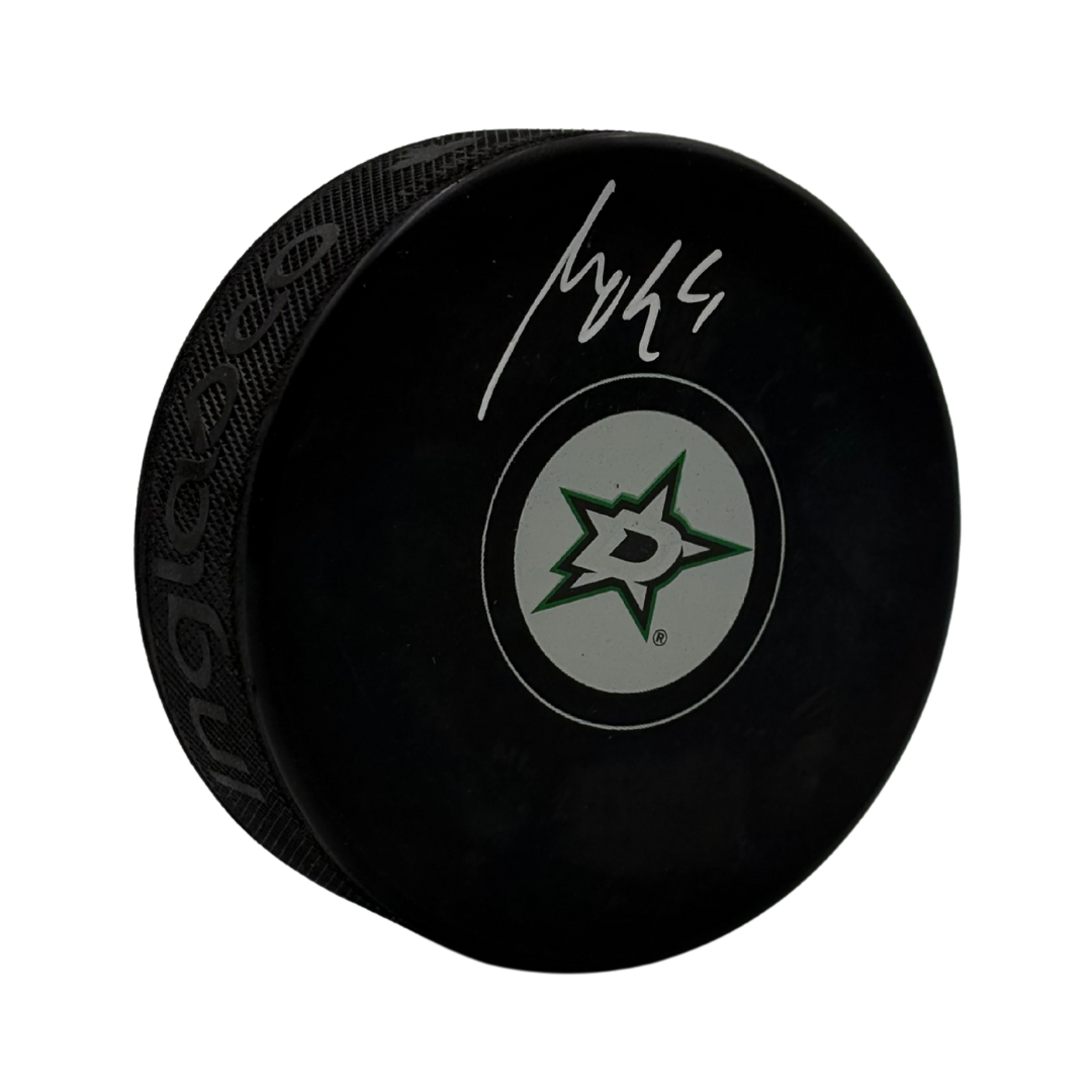 Miro Heiskanen Autographed Dallas Stars Hockey Puck