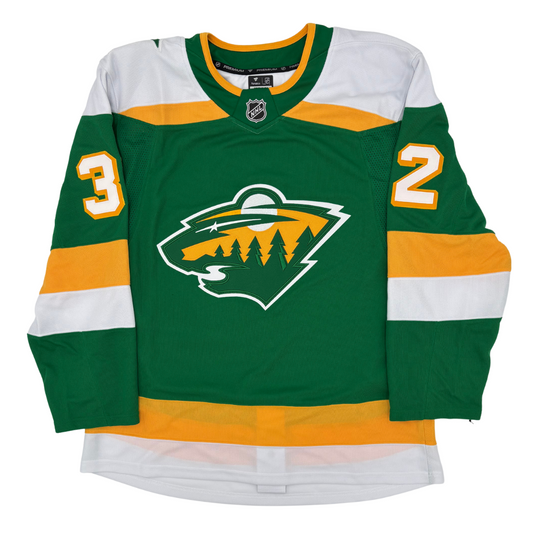 Filip Gustavsson Autographed Minnesota Wild Alternate Fanatics Premium Jersey