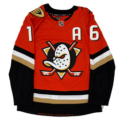 Ryan Strome Autographed Anaheim Ducks Home Fanatics Premium Jersey
