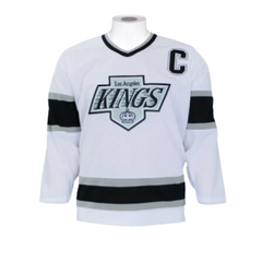Wayne Gretzky Autographed Los Angeles Kings White Vintage CCM Jersey