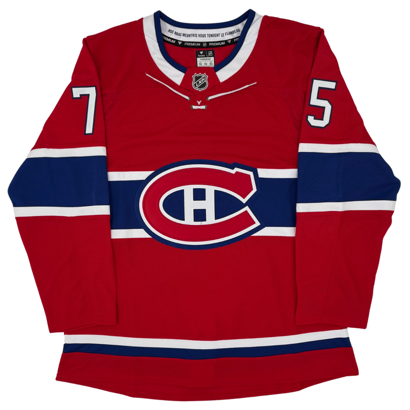 Load image into Gallery viewer, Jakub Dobes Autographed Montreal Canadiens Fanatics Premium Home Jersey
