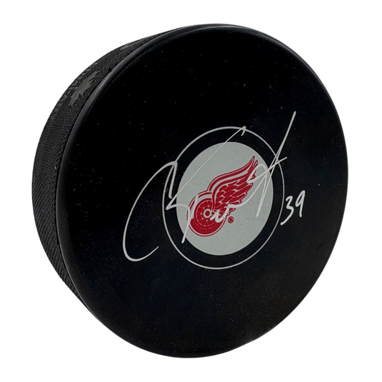 Cam Talbot Detroit Red Wings Autographed Hockey Puck