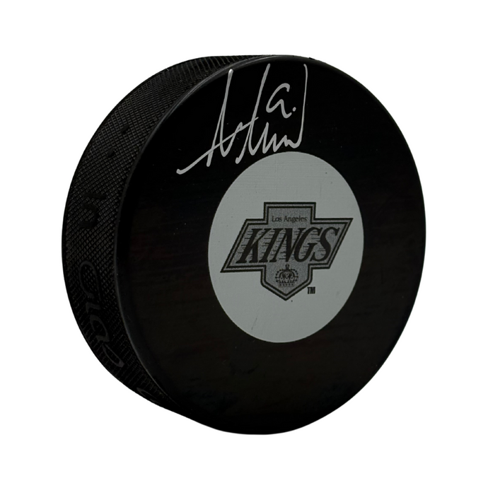 Adrian Kempe Autographed Los Angeles Kings Hockey Puck