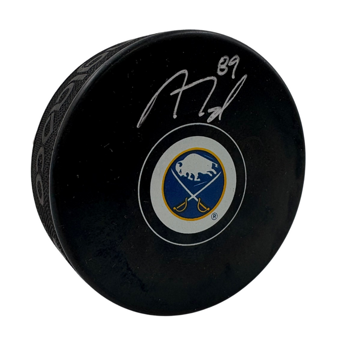 Alex Tuch Buffalo Sabres Autographed Hockey Puck