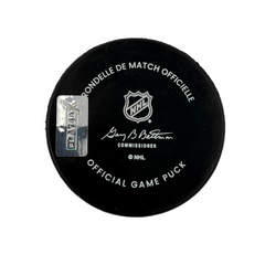Samuel Montembeault Autographed 4 Nations Face-Off Official Game Puck