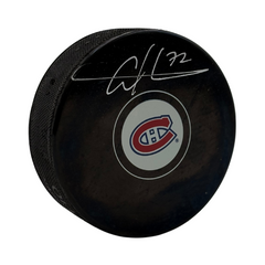 Arber Xhekaj Autographed Montreal Canadiens Hockey Puck