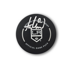 Adrian Kempe Autographed Los Angeles Kings Official Hockey Puck