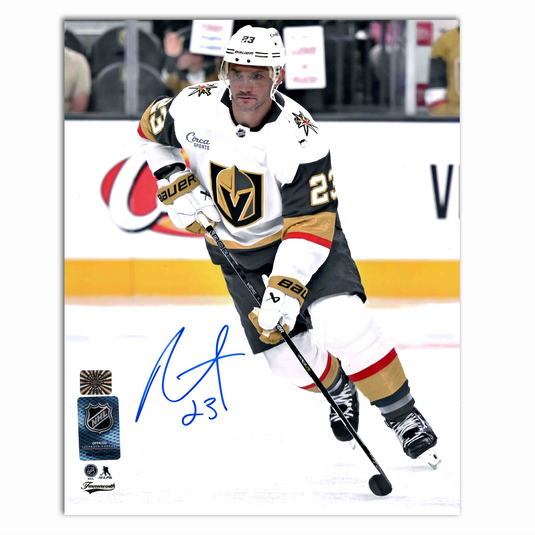 Alec Martinez Autographed Vegas Golden Knights Away 8x10 Photo