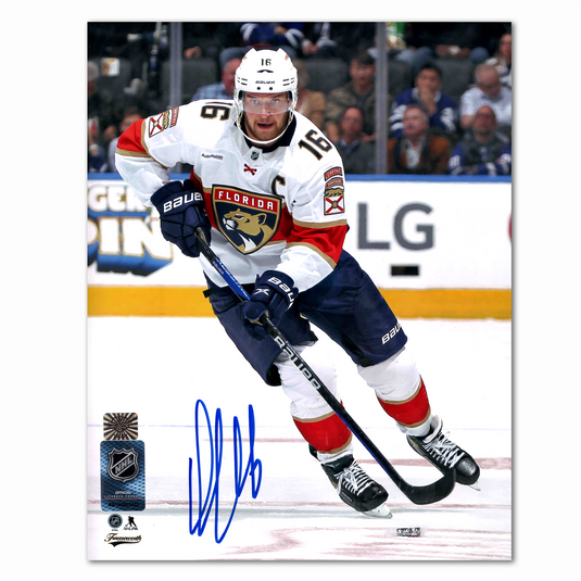 Aleksander Barkov Autographed Florida Panthers Away 8x10 Photo
