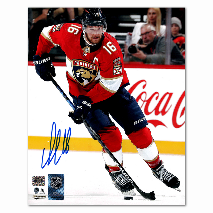 Aleksander Barkov Autographed Florida Panthers Home 8x10 Photo
