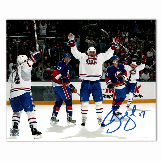 Alex Kovalev Autographed Montreal Canadiens Away 8x10 Photo