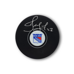 Alex Kovalev Autographed New York Rangers Hockey Puck