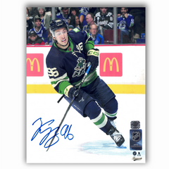 Andrei Kuzmenko Vancouver Canucks Autographed Reverse Retro 8x10 Photo