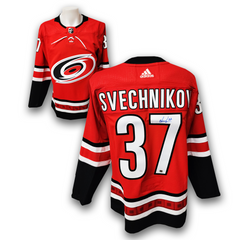 Andrei Svechnikov Autographed Carolina Hurricanes Home Adidas Jersey