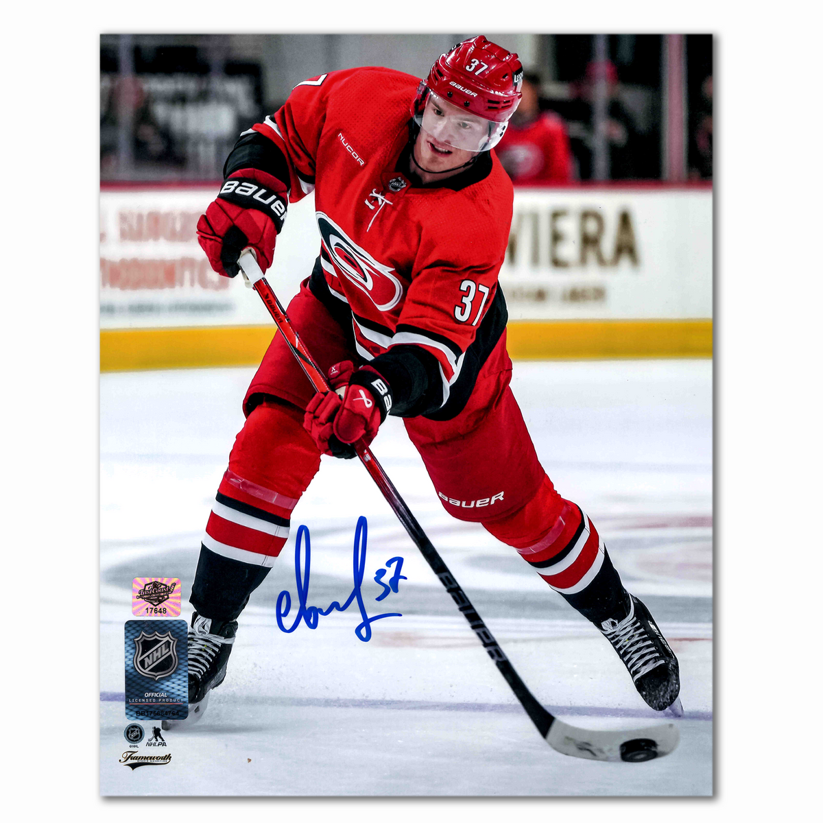 Andrei Svechnikov Autographed Carolina Hurricanes Home 8x10 Photo
