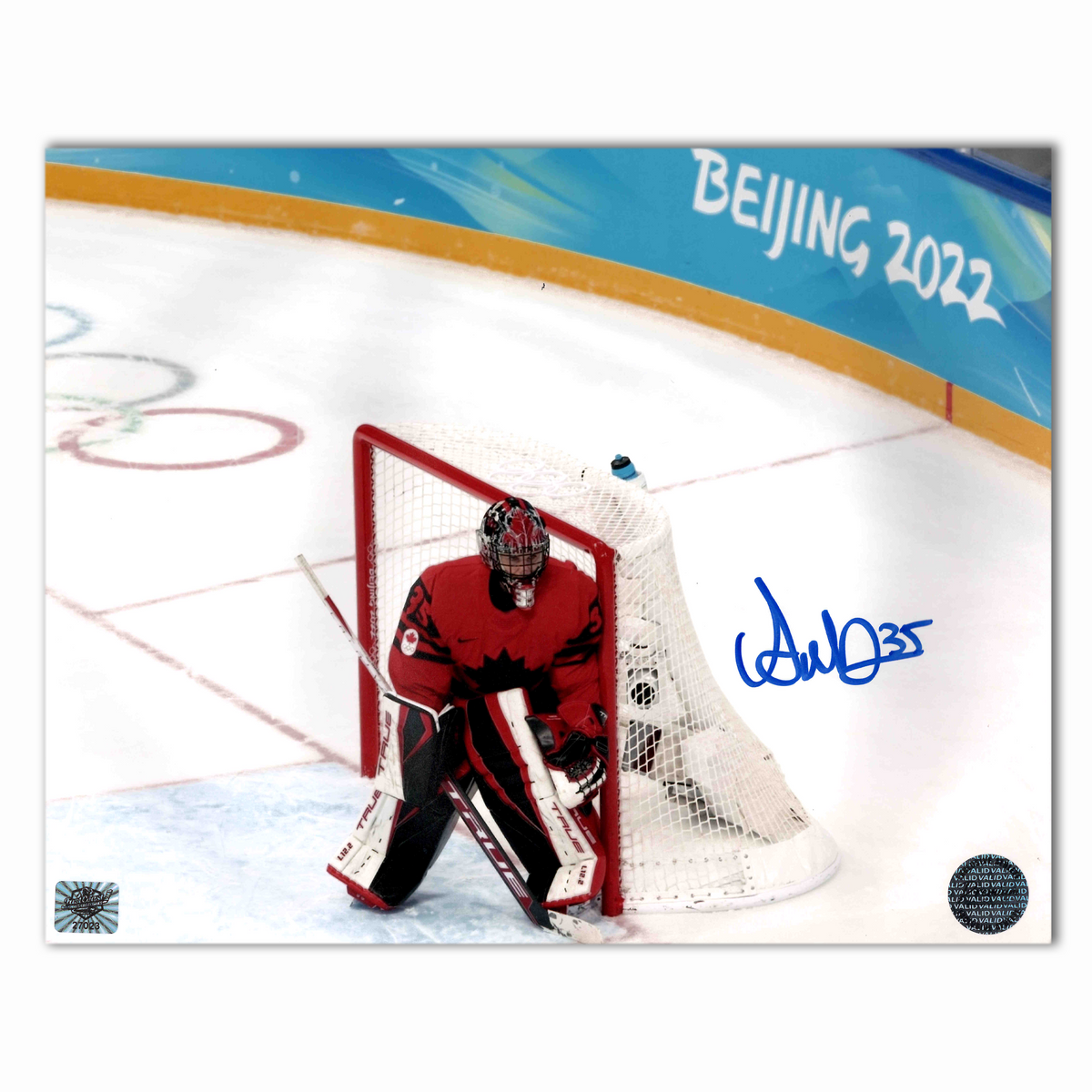 Ann-Rene Desbiens Autographed Team Canada Horizontal 8x10 Photo
