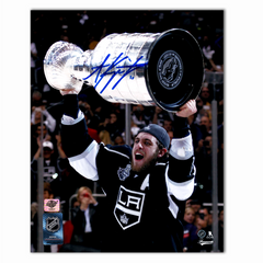 Anze Kopitar Autographed Los Angeles Kings 2012 Stanley Cup Photo 8x10